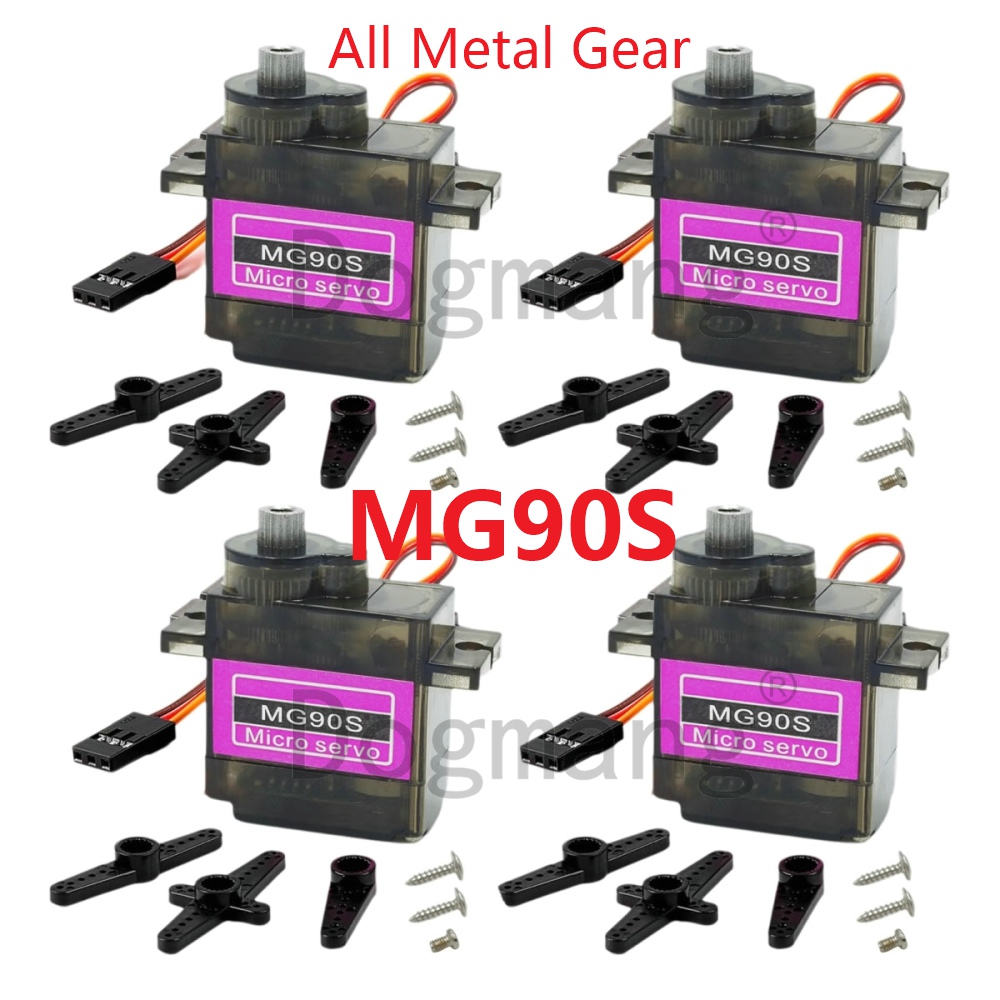 Rc Helicopter Servo - MG90S سيرفو 1/2/4/10/20/50 قطعة جميع المعدات