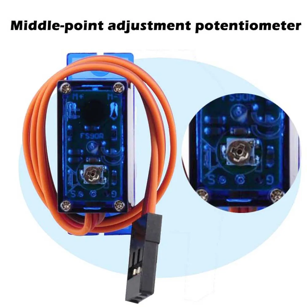 Feetech Mini FS90R مايكرو سيرف - مراجعة Rc Helicopter Servo وسعره