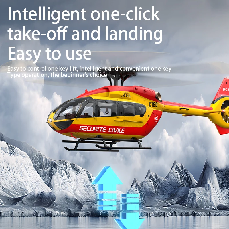 C190 RC هليكوبتر 2.4G 6-Aixs ج - مراجعة Rc Helicopter Gyro وسعره