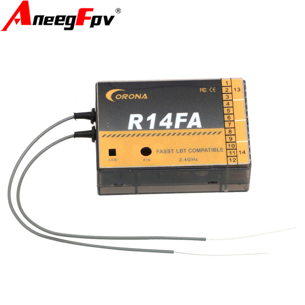 جهاز استقبال طراز Corona R14FA - مراجعة Rc Helicopter Servo وسعره
